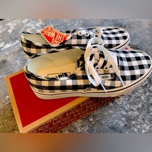 Vans Gingham Flannel Pattern Shoes